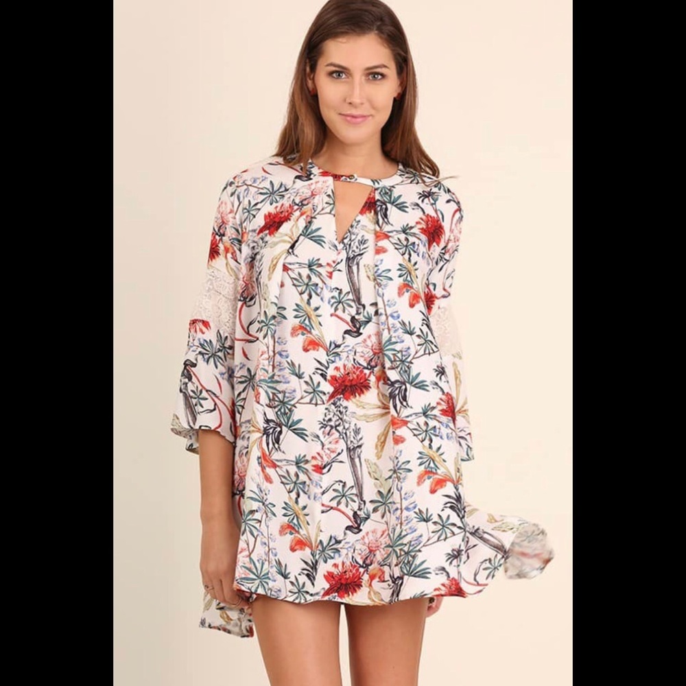 Umgee Floral Tunic/Dress